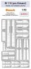 Omask 64002 Bf 110 masks for control surfaces (for Eduard) 1/48